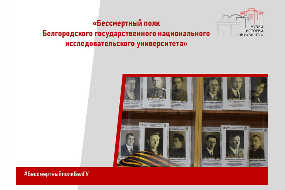 Бессмертный полк НИУ «БелГУ» пополнился новыми именами героев