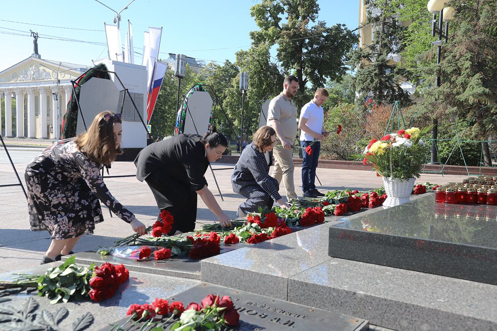 Коллектив НИУ «БелГУ» принял участие в «Волне памяти»
