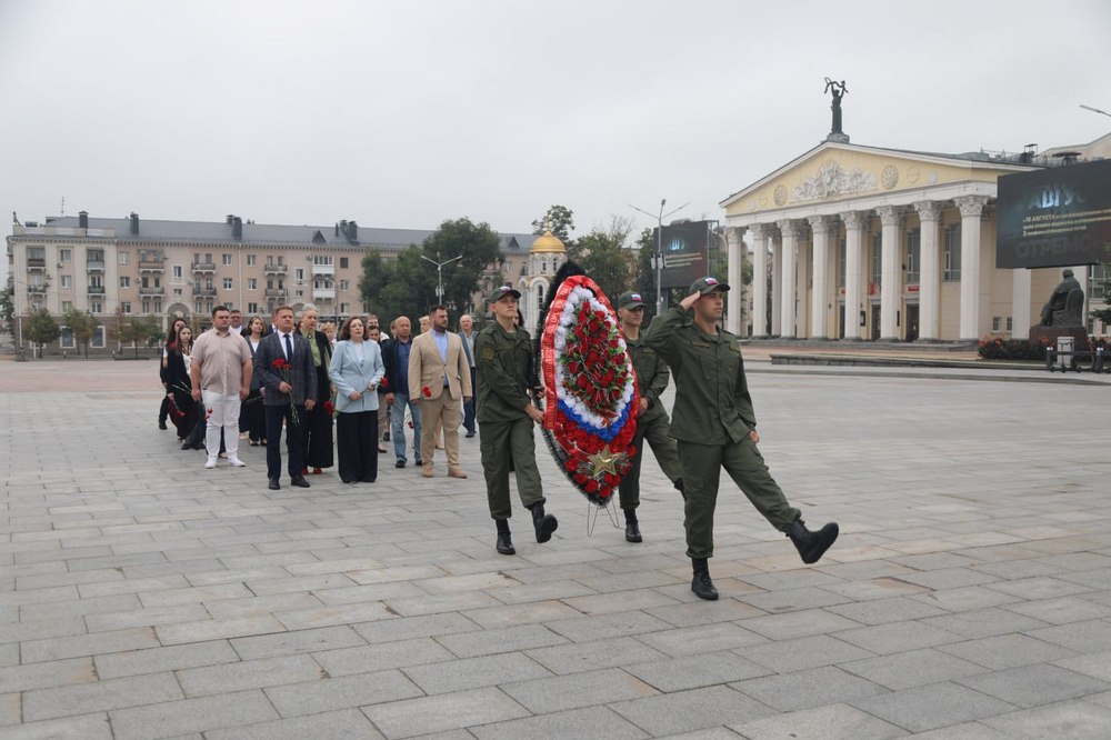 Делегация НИУ «БелГУ» присоединилась к Волне памяти