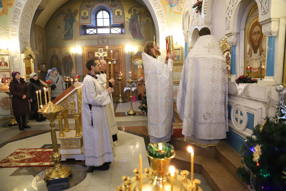 В праздник Крещения Господня в домовом храме НИУ «БелГУ» состоялось торжественное богослужение