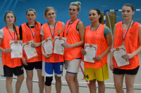 Команда Педагогического института - победитель внутривузовских игр по баскетболу