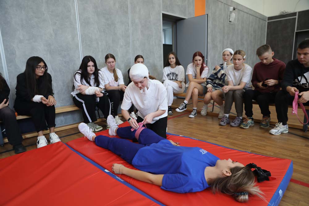 В НИУ «БелГУ» началось обучение первокурсников оказанию первой помощи