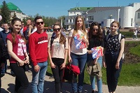 Преподаватели и студенты СТФ приняли участие в праздновании 1 мая