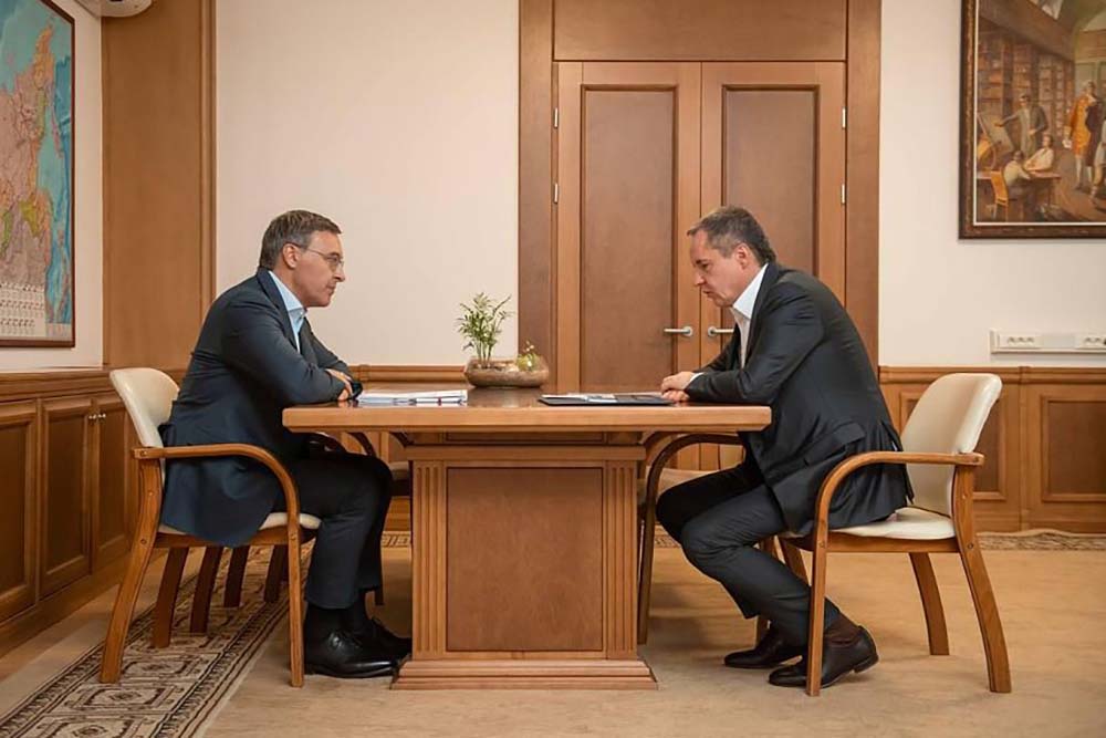 Глава Минобрнауки РФ и губернатор Белгородской области обсудили предстоящую приёмную кампанию